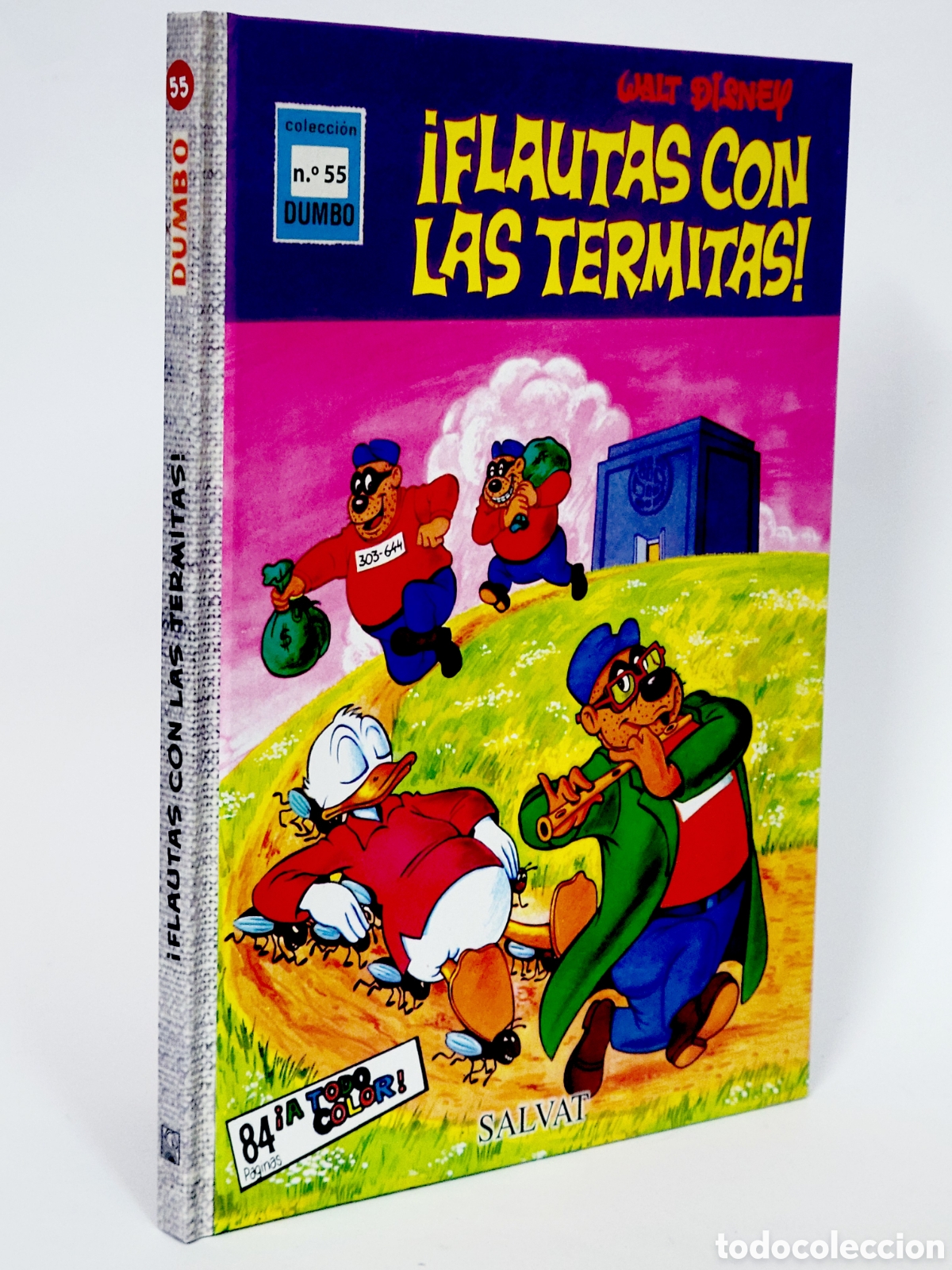 C&oacute;mics: C&Oacute;MIC COLECCI&Oacute;N DUMBO 55 FLAUTAS CON LAS TERMITAS WALT DISNEY SALVAT TAPA DURA DE KIOSCO