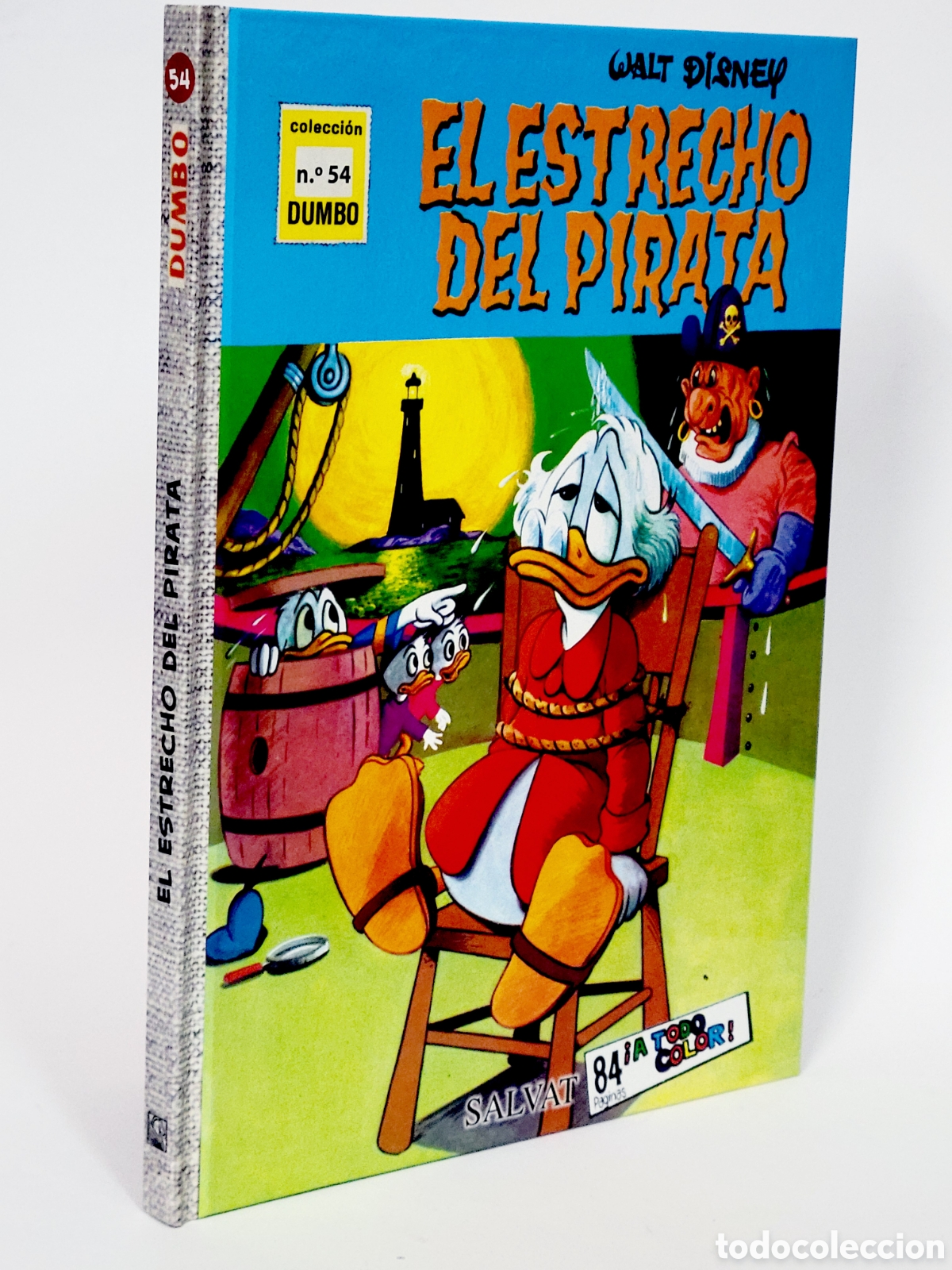 C&oacute;mics: C&Oacute;MIC COLECCI&Oacute;N DUMBO 54 EL ESTRECHO DEL PIRATA WALT DISNEY SALVAT TAPA DURA DE KIOSCO