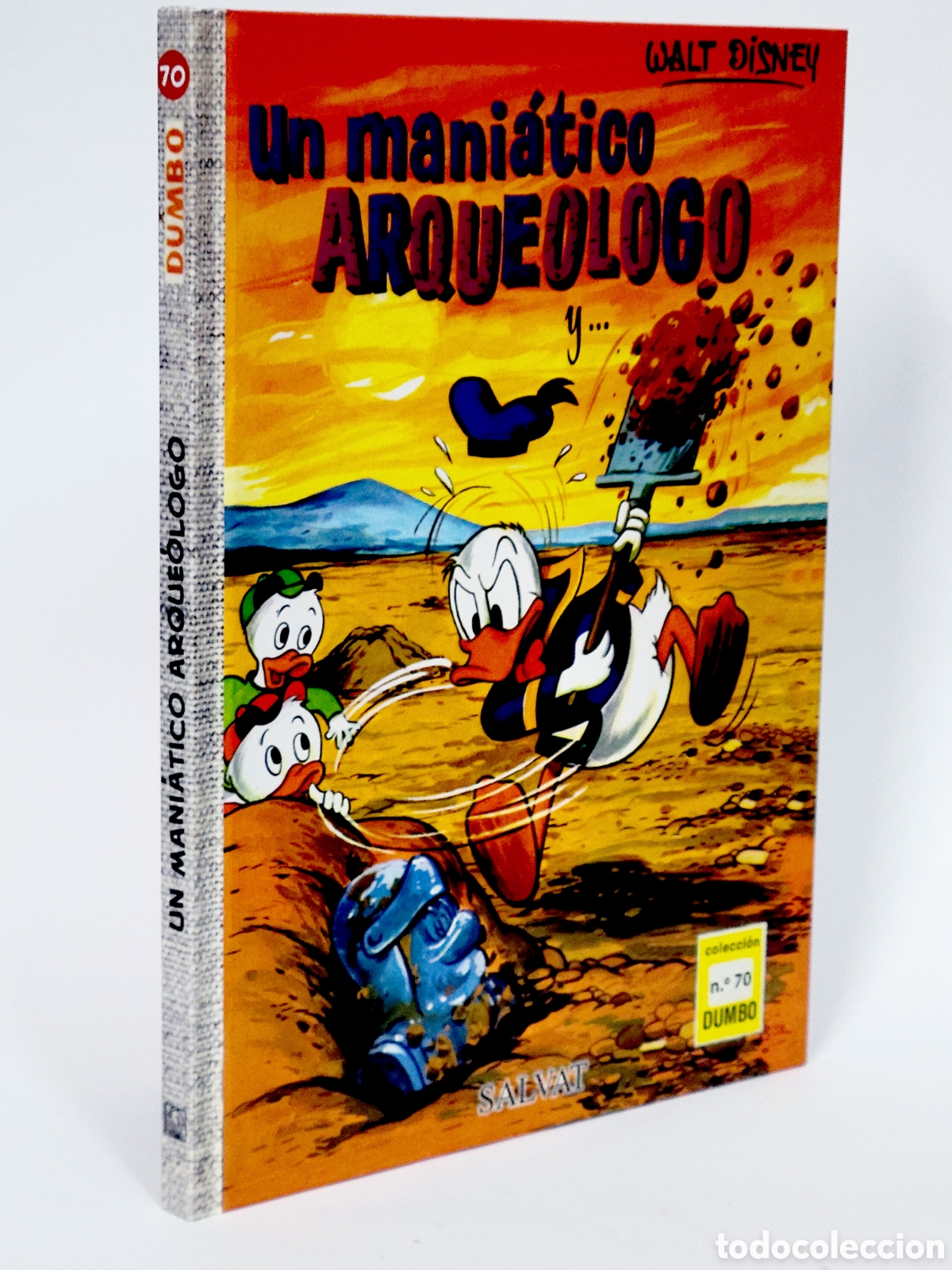 C&oacute;mics: C&Oacute;MIC COLECCI&Oacute;N DUMBO 70 UN MANI&Aacute;TICO ARQUEOLOGO WALT DISNEY SALVAT TAPA DURA DE KIOSCO