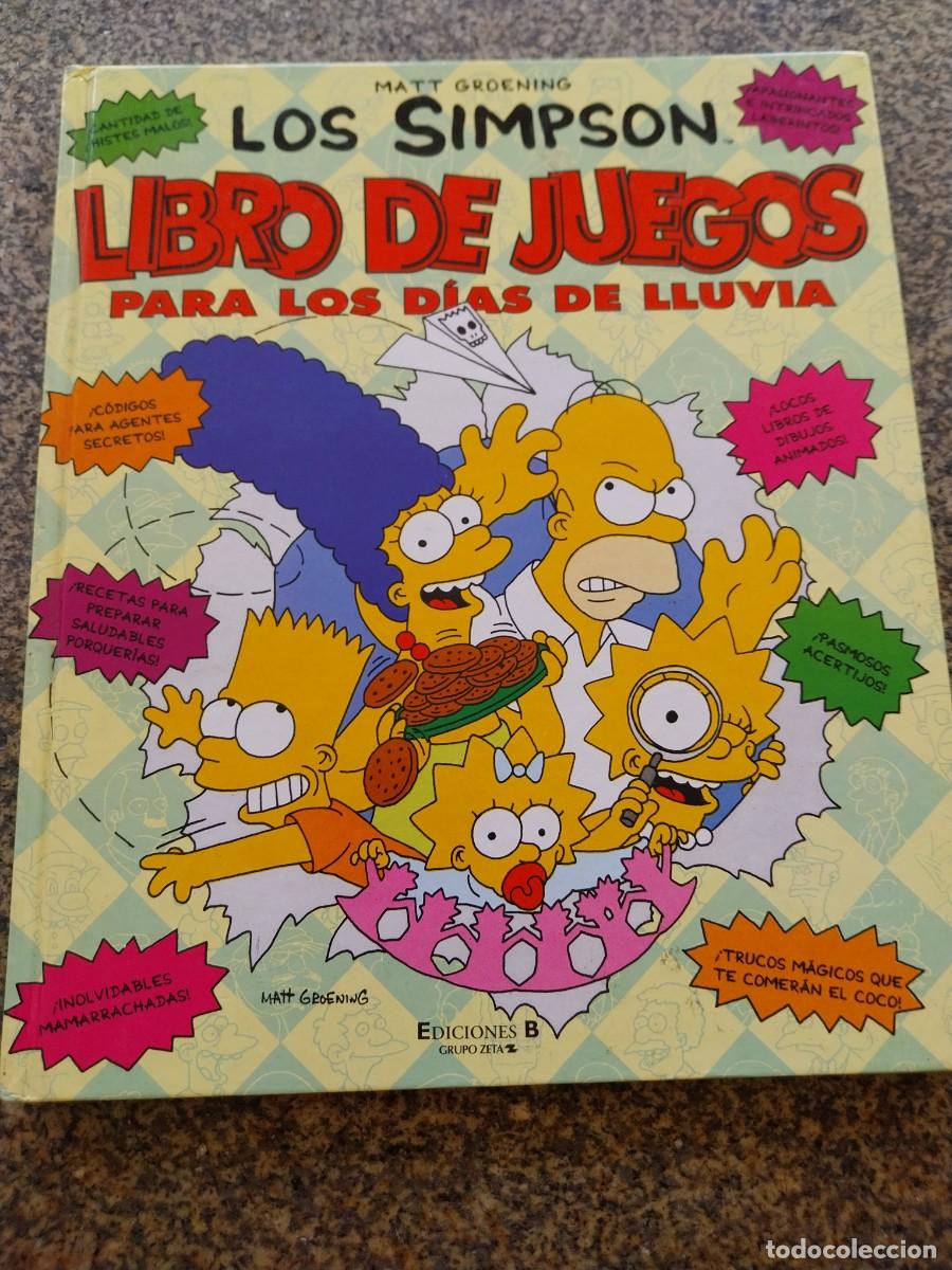 C&oacute;mics: LOS SIMPSON - LIBRO DE JUEGOS PARA LOS DIAS DE LLUVIA -- - Foto 1
