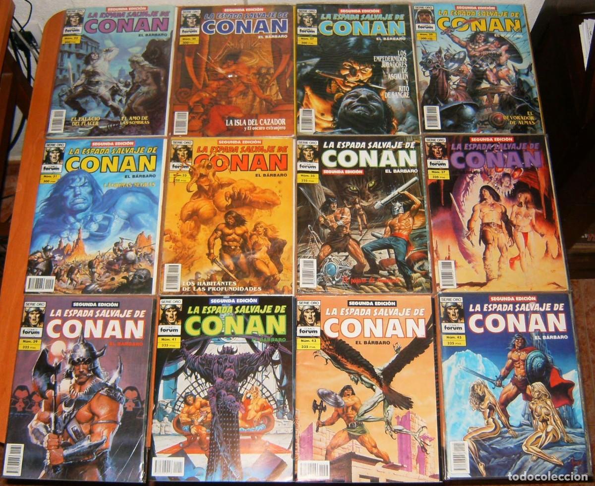 C&oacute;mics: CONAN. ESPADA SALVAJE de CONAN 1 a 46 LOTE. 2&ordf; edici&oacute;n - Foto 3