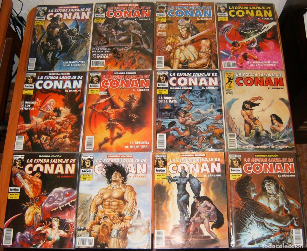 C&oacute;mics: CONAN. ESPADA SALVAJE de CONAN 1 a 46 LOTE. 2&ordf; edici&oacute;n - Foto 4