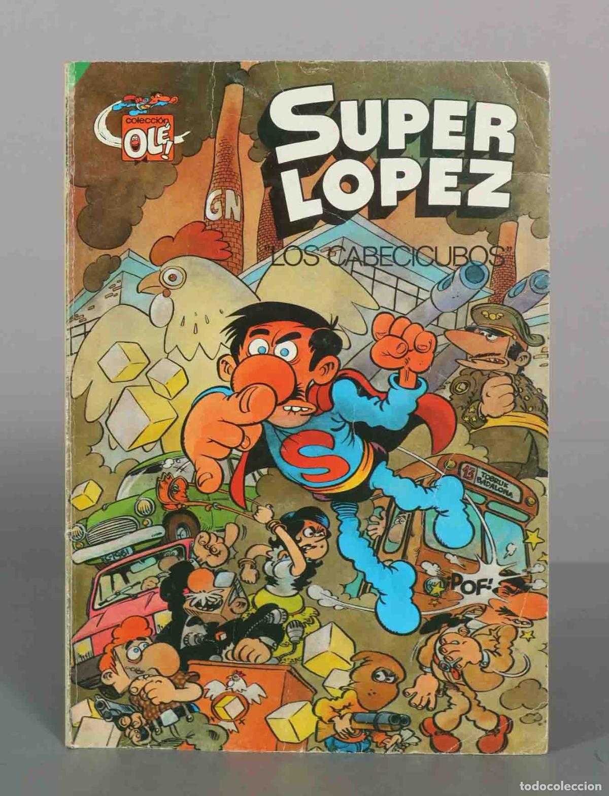 Comics: Superl&oacute;pez - Los cabecicubos - Jan - Editorial Bruguera