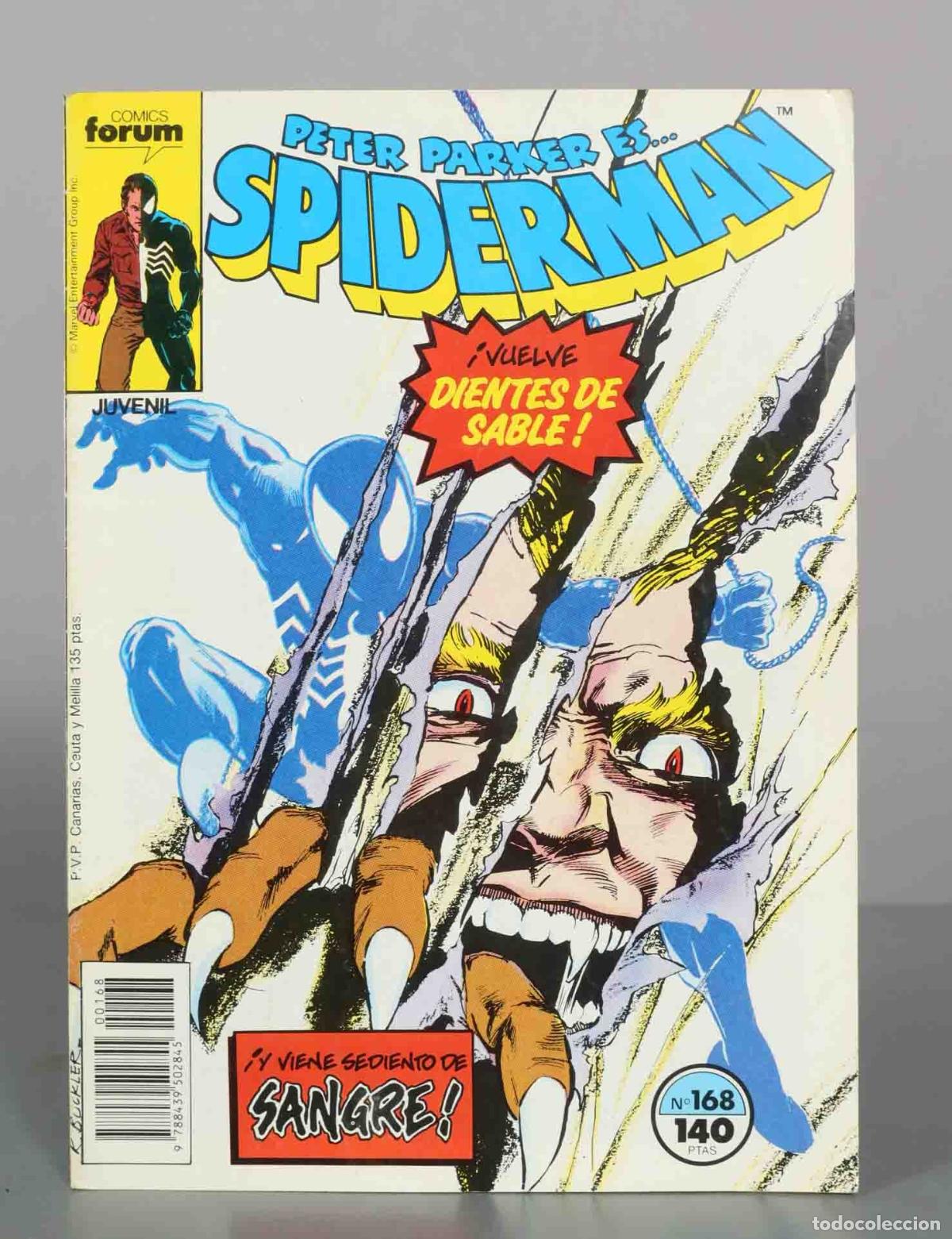 C&oacute;mics: Peter Parker es Spiderman N&ordm; 168 - Vuelve Dientes de Sable - Comics Forum