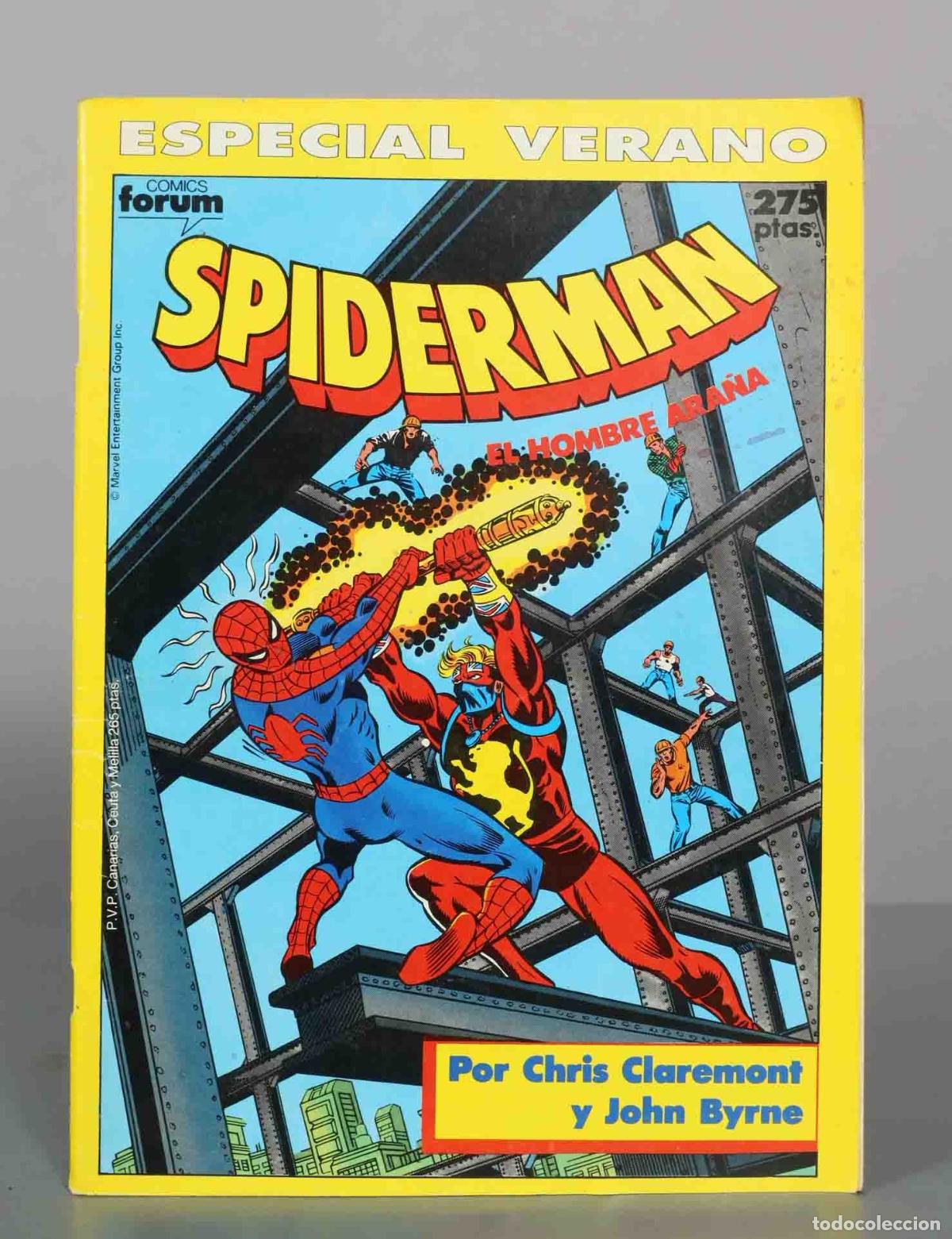 Comics : Spiderman El Hombre Ara&ntilde;a Especial Verano - Chris Claremont, John Byrne - Ediciones Forum