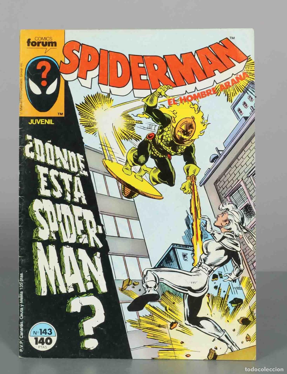Comics : Spiderman Vol. 1 N&ordm; 143 - Ediciones Forum