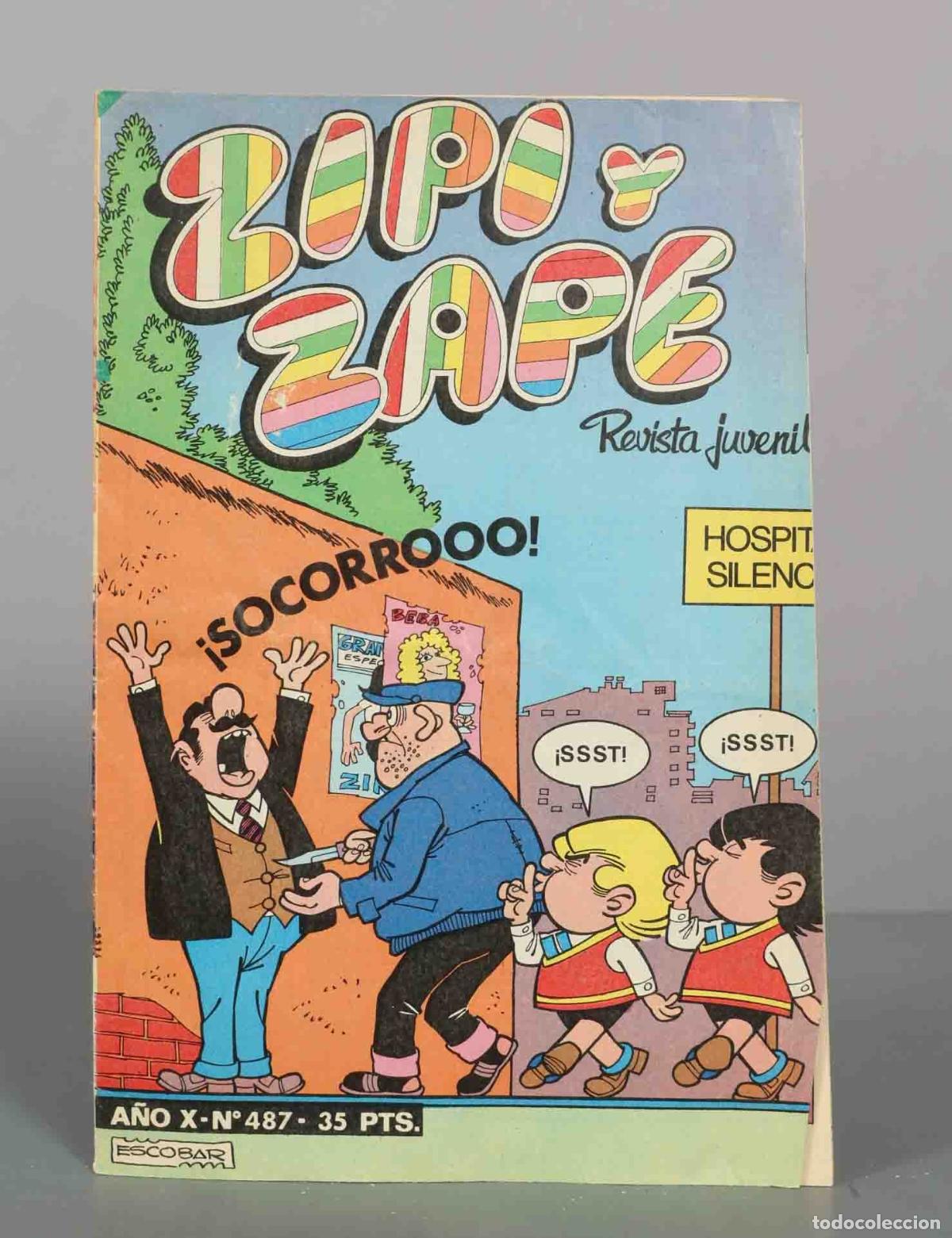 Fumetti: Revista Juvenil Zipi y Zape N&ordm; 487 - Escobar - Editorial Bruguera