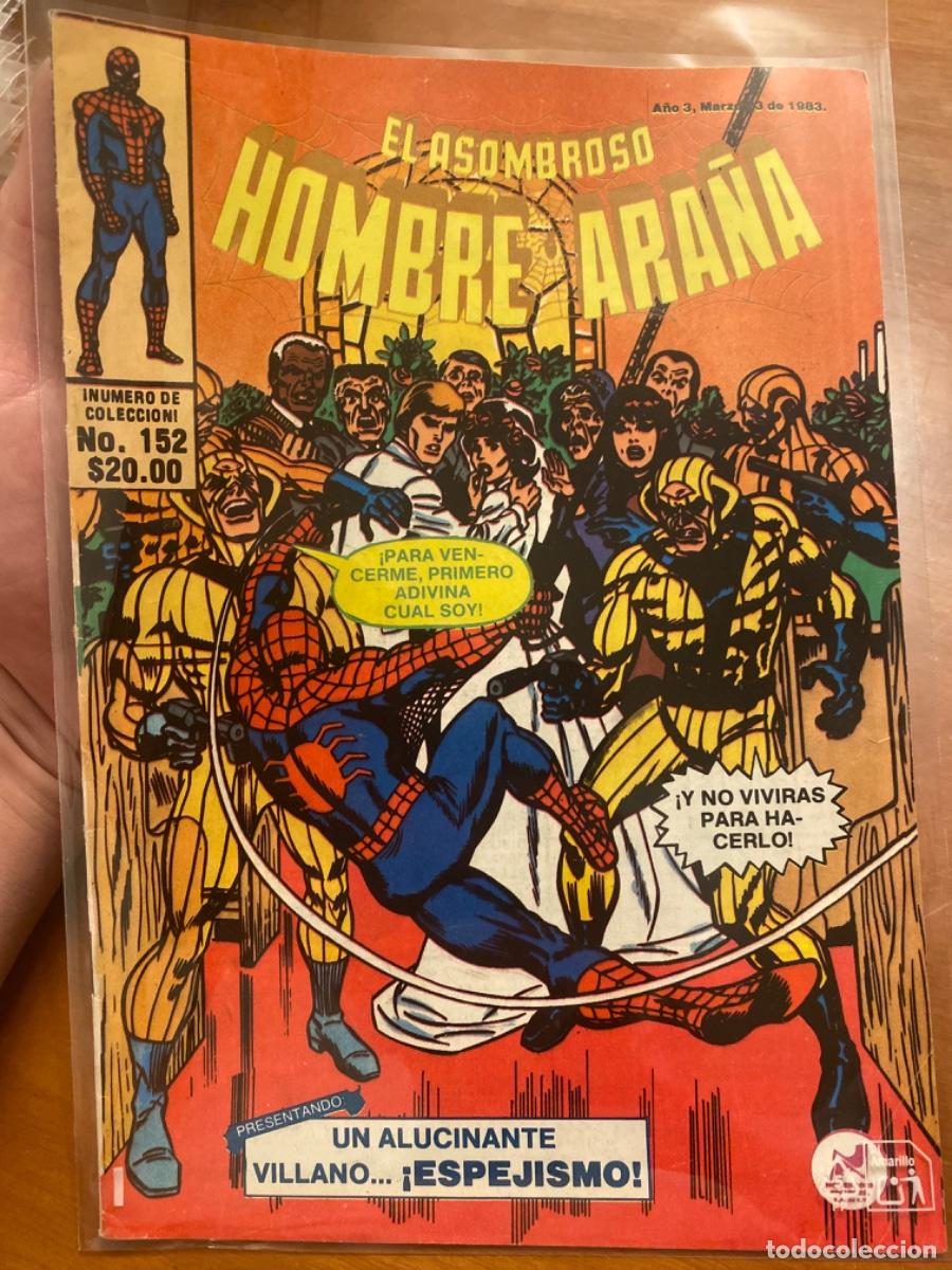 C&oacute;mics: EL ASOMBROSO HOMBRE ARA&Ntilde;A. N&Uacute;MERO 152. Novedades editorial. M&eacute;xico 1984. COMIC RARO. UNICO EN TC