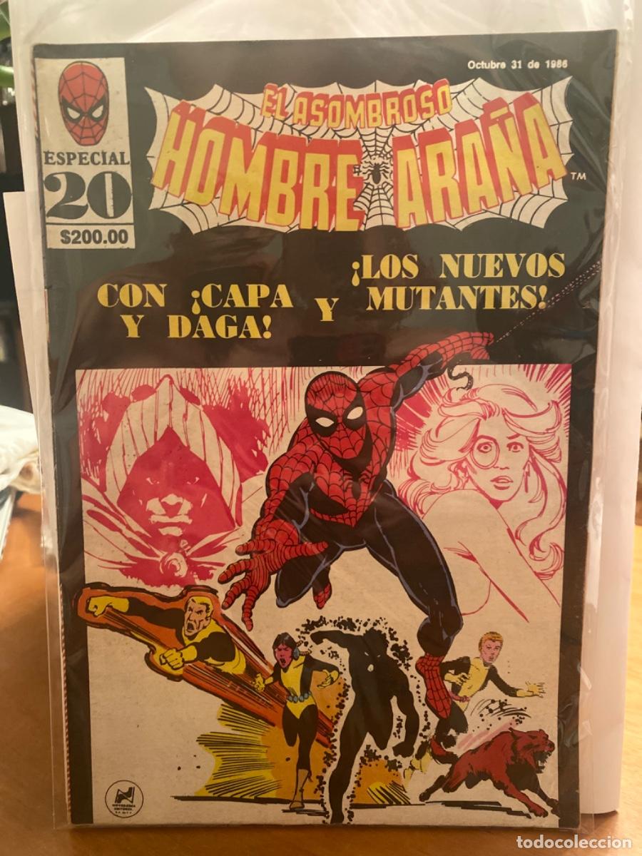 C&oacute;mics: EL ASOMBROSO HOMBRE ARA&Ntilde;A. ESPECIAL N&Uacute;MERO 20. Novedades ed. M&eacute;xico. 1986. MUY DIFICIL.