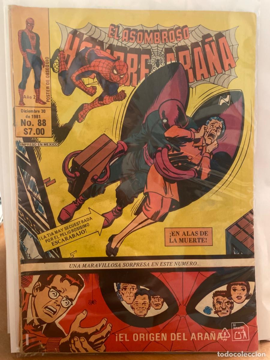 C&oacute;mics: EL ASOMBROSO HOMBRE ARA&Ntilde;A. N&Uacute;MERO 88. M&eacute;xico 1981. Novedades ed. MUY DIFICIL. &Uacute;NICO EN TC.