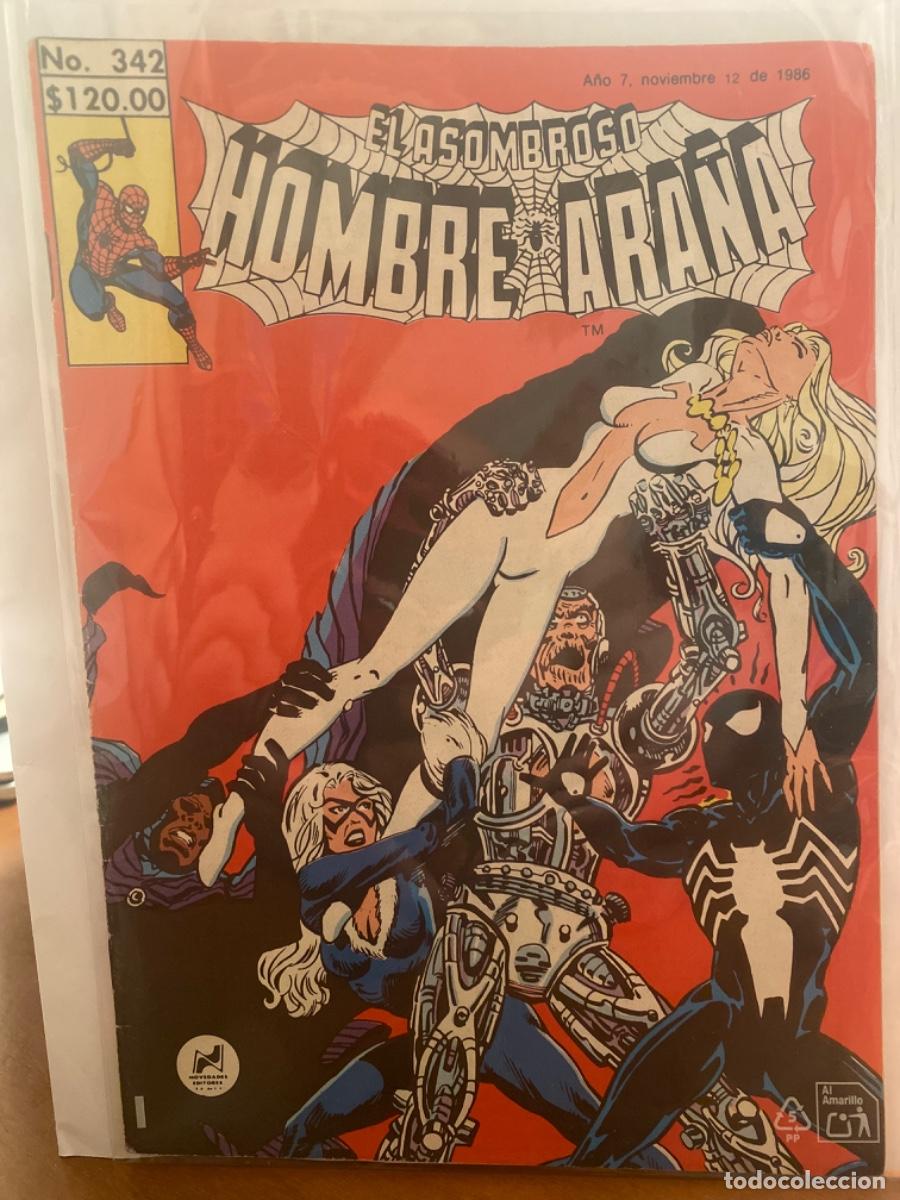 C&oacute;mics: EL ASOMBROSO HOMBRE ARA&Ntilde;A. N&Uacute;MERO 342. M&eacute;xico 1986. Novedades ed.DIFICIL. &Uacute;NICO EN TC.