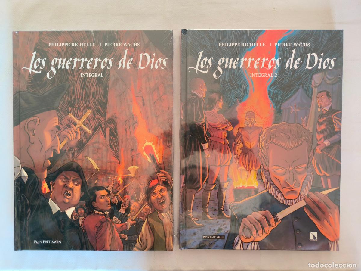 C&oacute;mics: LOS GUERREROS DE DIOS INTEGRAL TOMO 1 Y 2 - PONENT MON - TAPA DURA - NUEVO, PRECINTADO (DY*w)