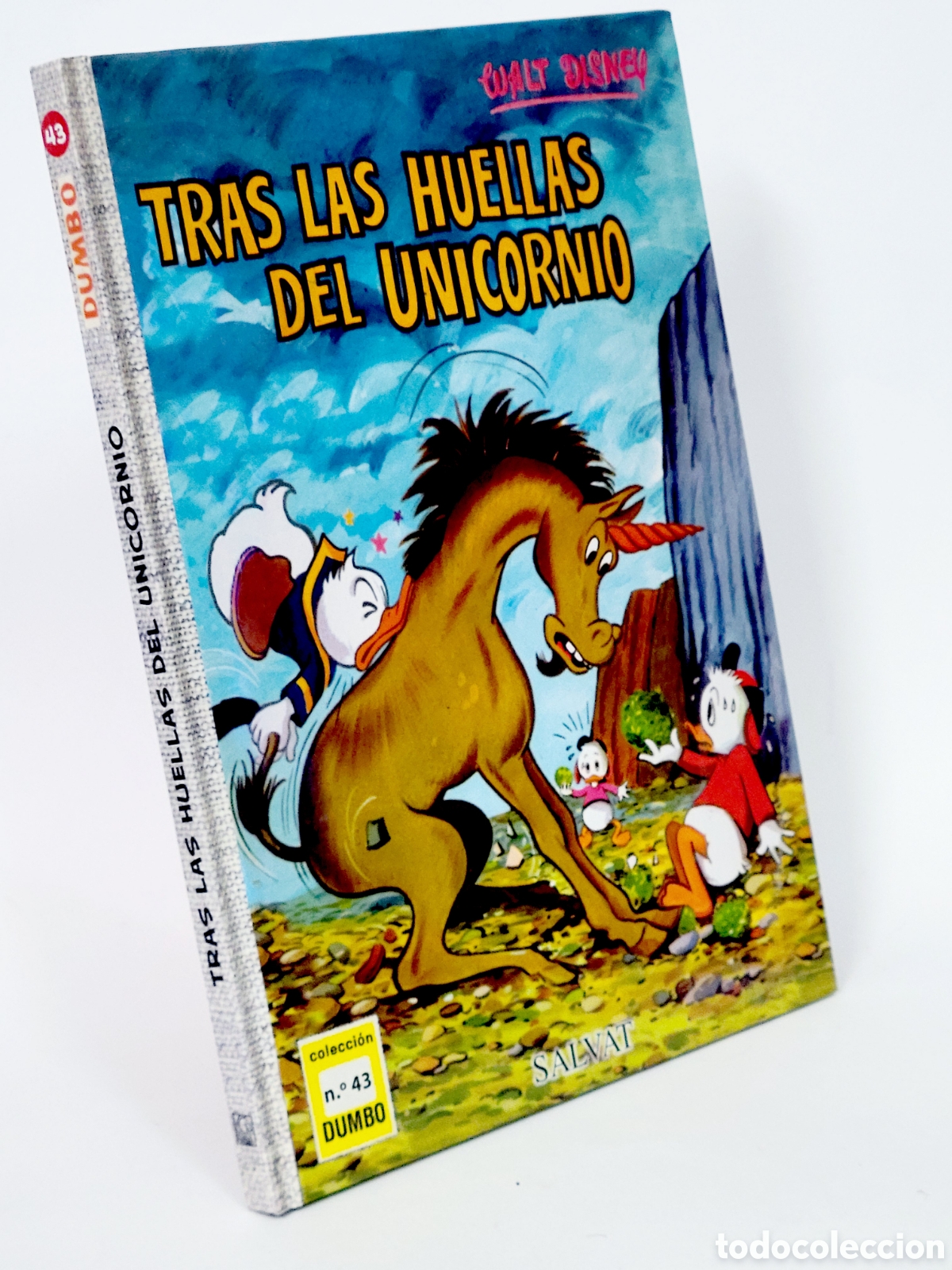 C&oacute;mics: C&Oacute;MIC COLECCI&Oacute;N DUMBO 43 TRAS LAS HUELLAS DEL UNICORNIO WALT DISNEY SALVAT TAPA DURA DE KIOSCO
