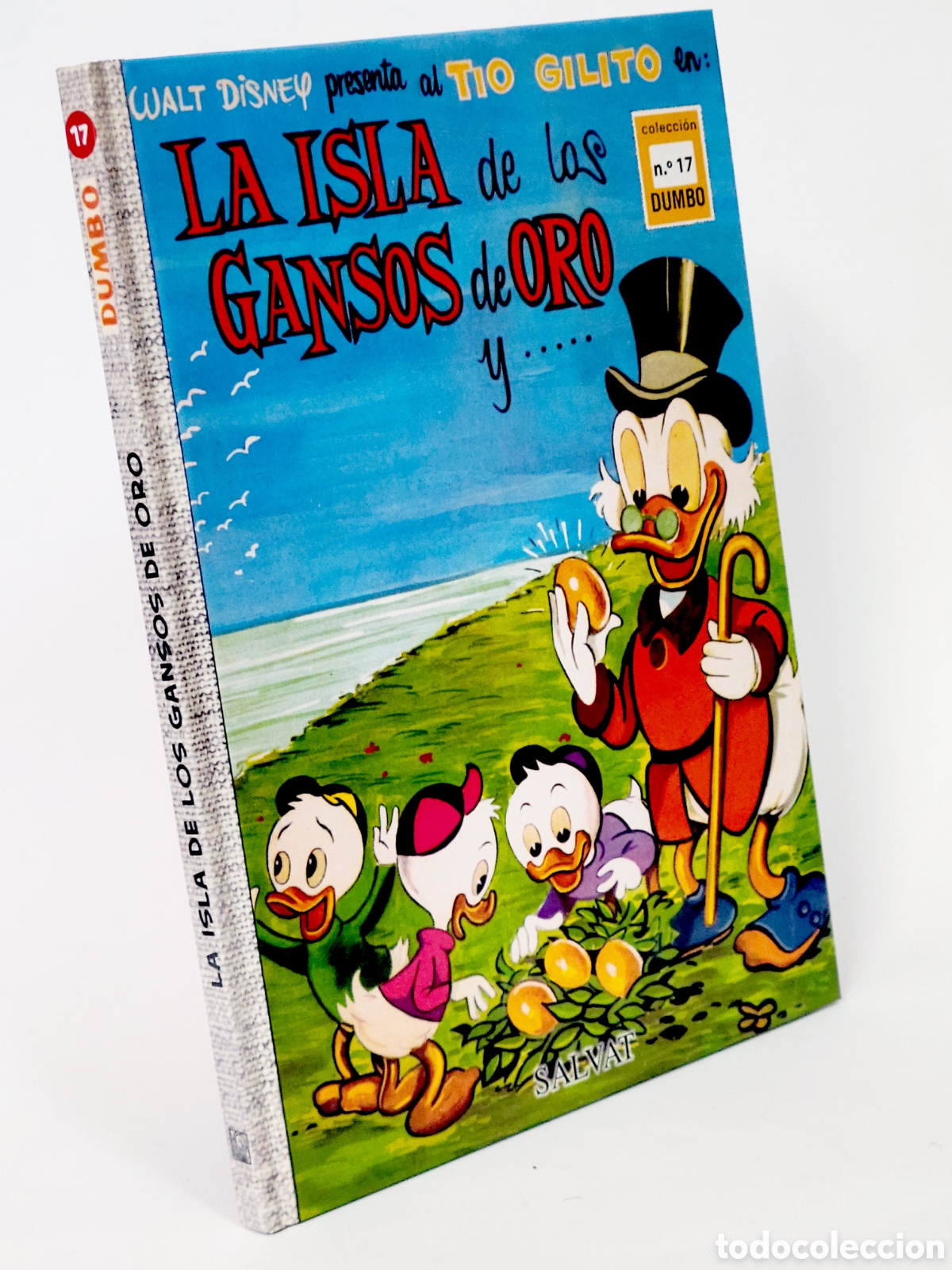 C&oacute;mics: C&Oacute;MIC COLECCI&Oacute;N DUMBO 17 LA ISLA DE LOS GANSOS DE ORO WALT DISNEY SALVAT TAPA DURA DE KIOSCO