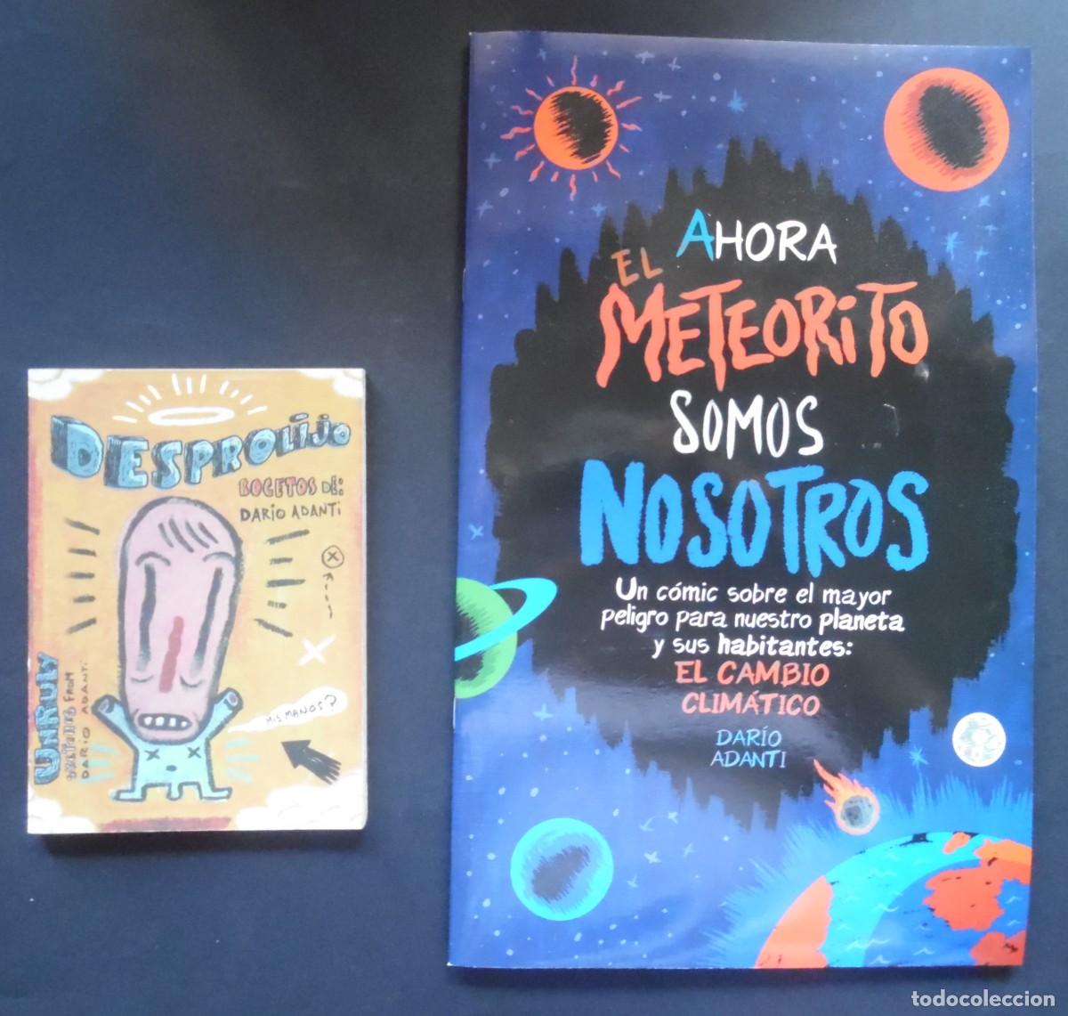 C&oacute;mics: Dar&iacute;o Adanti: Desprolijo. Bocetos +Ahora el meteorito somos nosotros. C&oacute;mic sobre cambio clim&aacute;tico