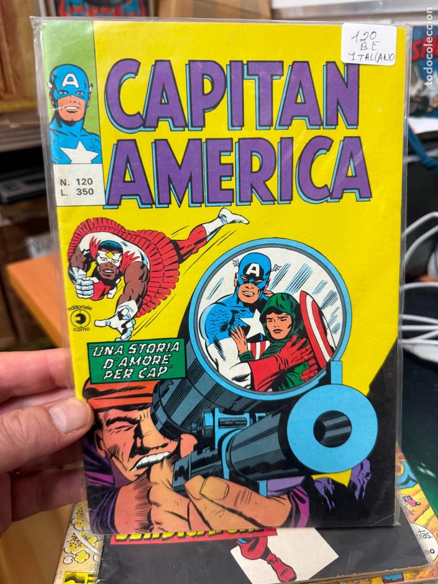 C&oacute;mics: capitan america numero 120 editado en italiano