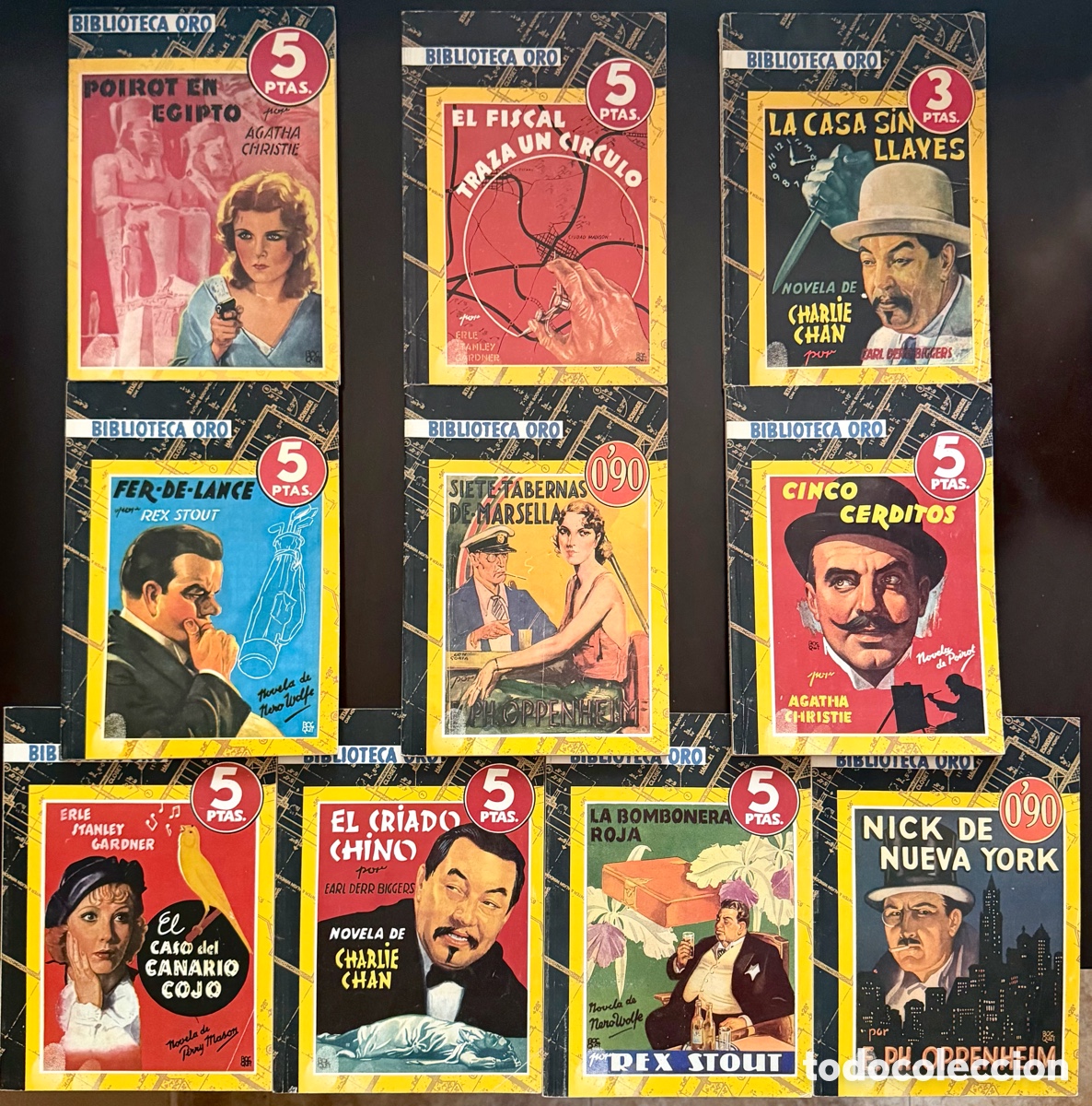 C&oacute;mics: LOTE 10 REVISTAS BIBLIOTECA ORO - COLECCION AGATHA CHRISTIE