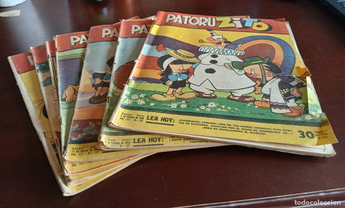 C&oacute;mics: LOTE PATORUZITO - N&ordm; 116 - 70 -64 - 121 - 127 - 125 - 122 (LEER DESCRIPCION)