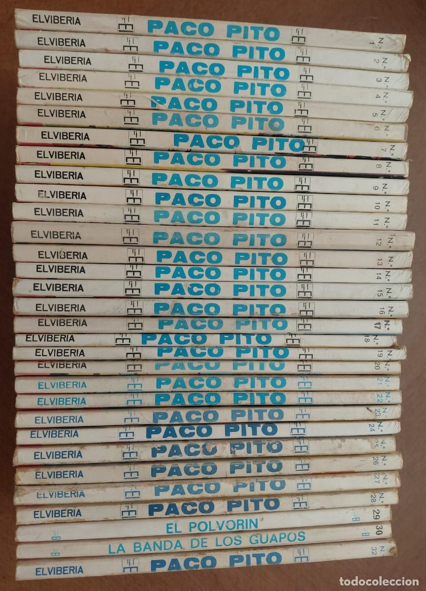 C&oacute;mics: PACO PITO LIBRITOS n&uacute;m. del 1 al 30 y el 32 (falta 31 y 33) (EDICIONES ELVIBERIA - 1976) 17x13