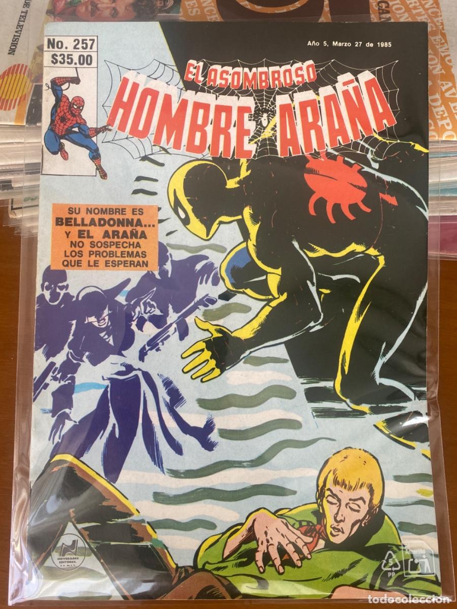 C&oacute;mics: EL ASOMBROSO HOMBRE ARA&Ntilde;A. N&Uacute;MERO 257. Novedades. Ed. M&eacute;xico. El 1985. DIFICIL. COLECCIONISMO MARVEL