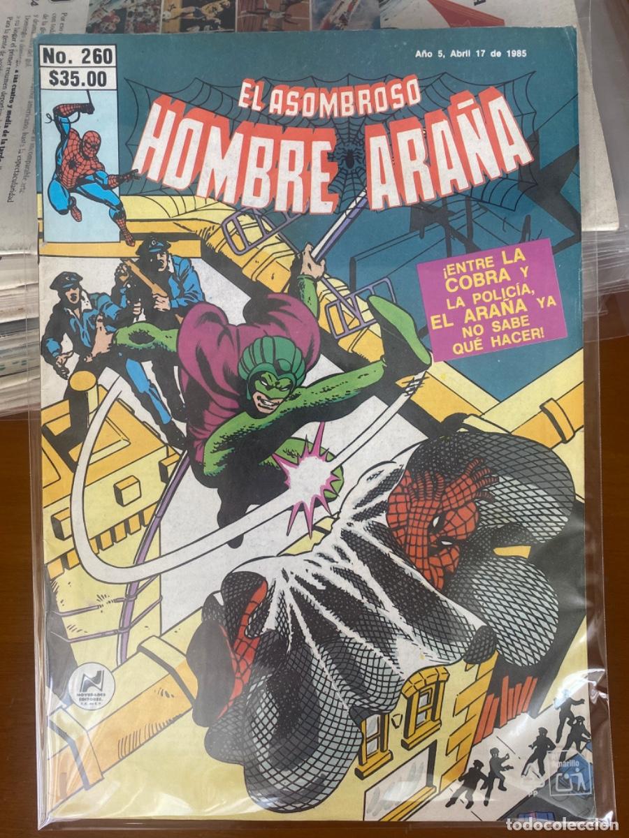 C&oacute;mics: EL ASOMBROSO HOMBRE ARA&Ntilde;A. N&Uacute;MERO 260 Novedades. Ed. M&eacute;xico. El 1985. DIFICIL. COLECCIONISMO MARVEL