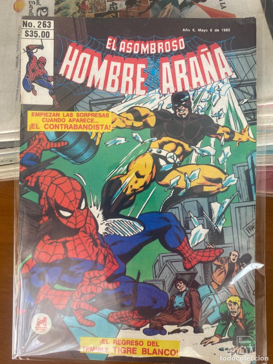 C&oacute;mics: EL ASOMBROSO HOMBRE ARA&Ntilde;A. N&Uacute;MERO 263. Novedades. Ed. M&eacute;xico. El 1985. DIFICIL. COLECCIONISMO MARVEL