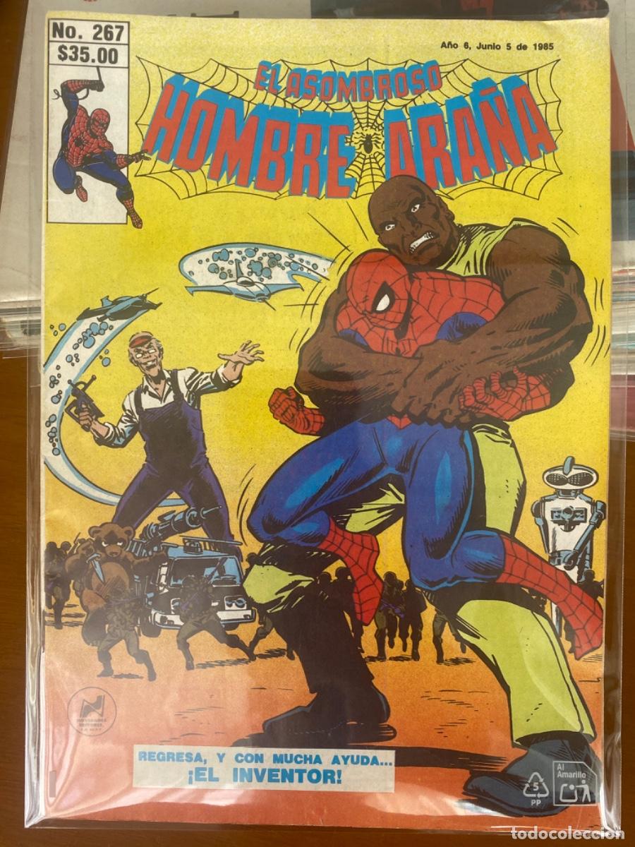 C&oacute;mics: EL ASOMBROSO HOMBRE ARA&Ntilde;A. N&Uacute;MERO 267. Novedades. Ed. M&eacute;xico. El 1985. DIFICIL. COLECCIONISMO MARVEL