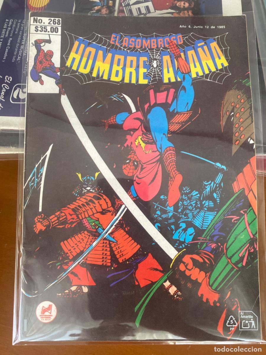 C&oacute;mics: EL ASOMBROSO HOMBRE ARA&Ntilde;A. N&Uacute;MERO 268. Novedades. Ed. M&eacute;xico. El 1985. DIFICIL. COLECCIONISMO MARVEL