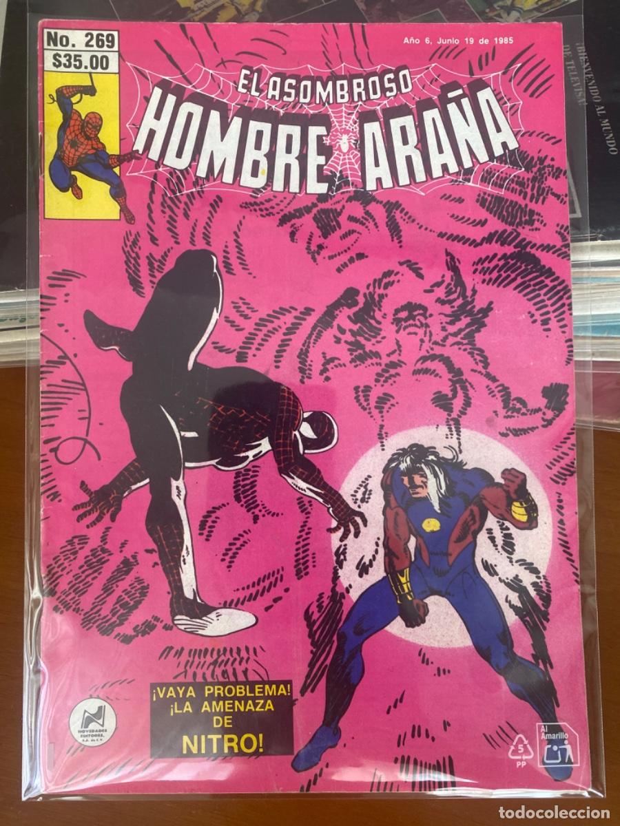 C&oacute;mics: EL ASOMBROSO HOMBRE ARA&Ntilde;A. N&Uacute;MERO 269. Novedades. Ed. M&eacute;xico. 1985. DIFICIL. COLECCIONISMO MARVEL