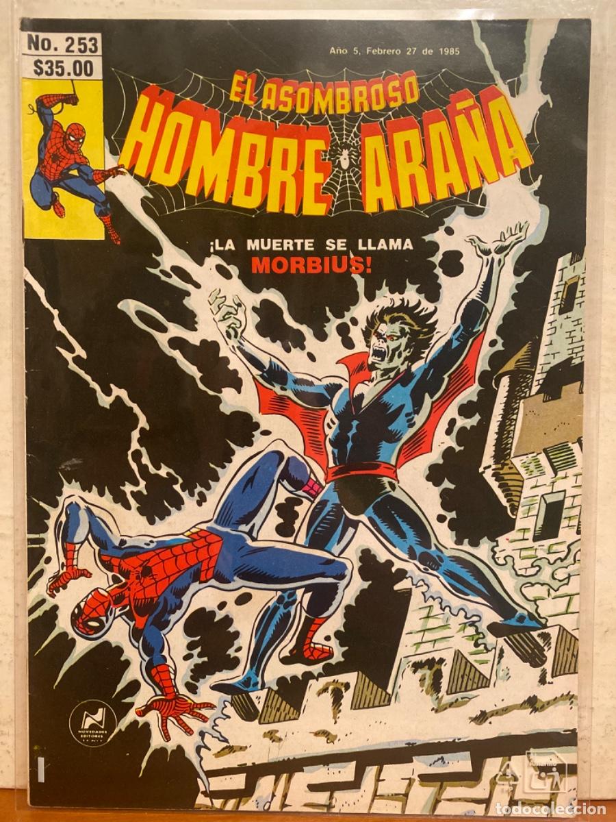 C&oacute;mics: EL ASOMBROSO HOMBRE ARA&Ntilde;A. N&Uacute;MERO 253. M&eacute;xico 1985. MUY DIFICIL.