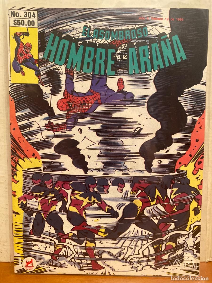 C&oacute;mics: EL ASOMBROSO HOMBRE ARA&Ntilde;A. N&Uacute;MERO 304. Novedades. Ed. M&eacute;xico. 1986. DIFICIL. COLECCIONISMO MARVEL