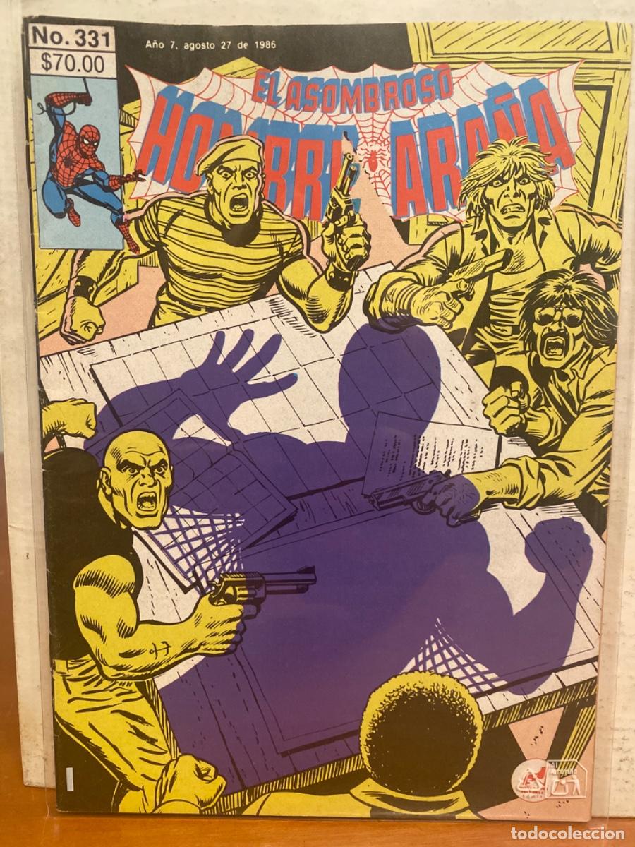 C&oacute;mics: EL ASOMBROSO HOMBRE ARA&Ntilde;A. N&Uacute;MERO 331 Novedades. Ed. M&eacute;xico. 1986. DIFICIL. COLECCIONISMO MARVEL