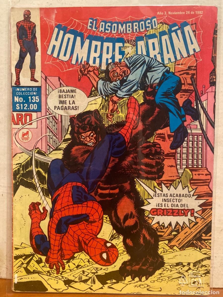 C&oacute;mics: EL ASOMBROSO HOMBRE ARA&Ntilde;A. N&Uacute;MERO 135. Novedades ed. M&eacute;xico. 1982 MUY DIFICIL. MARVEL. UNICO EN TC