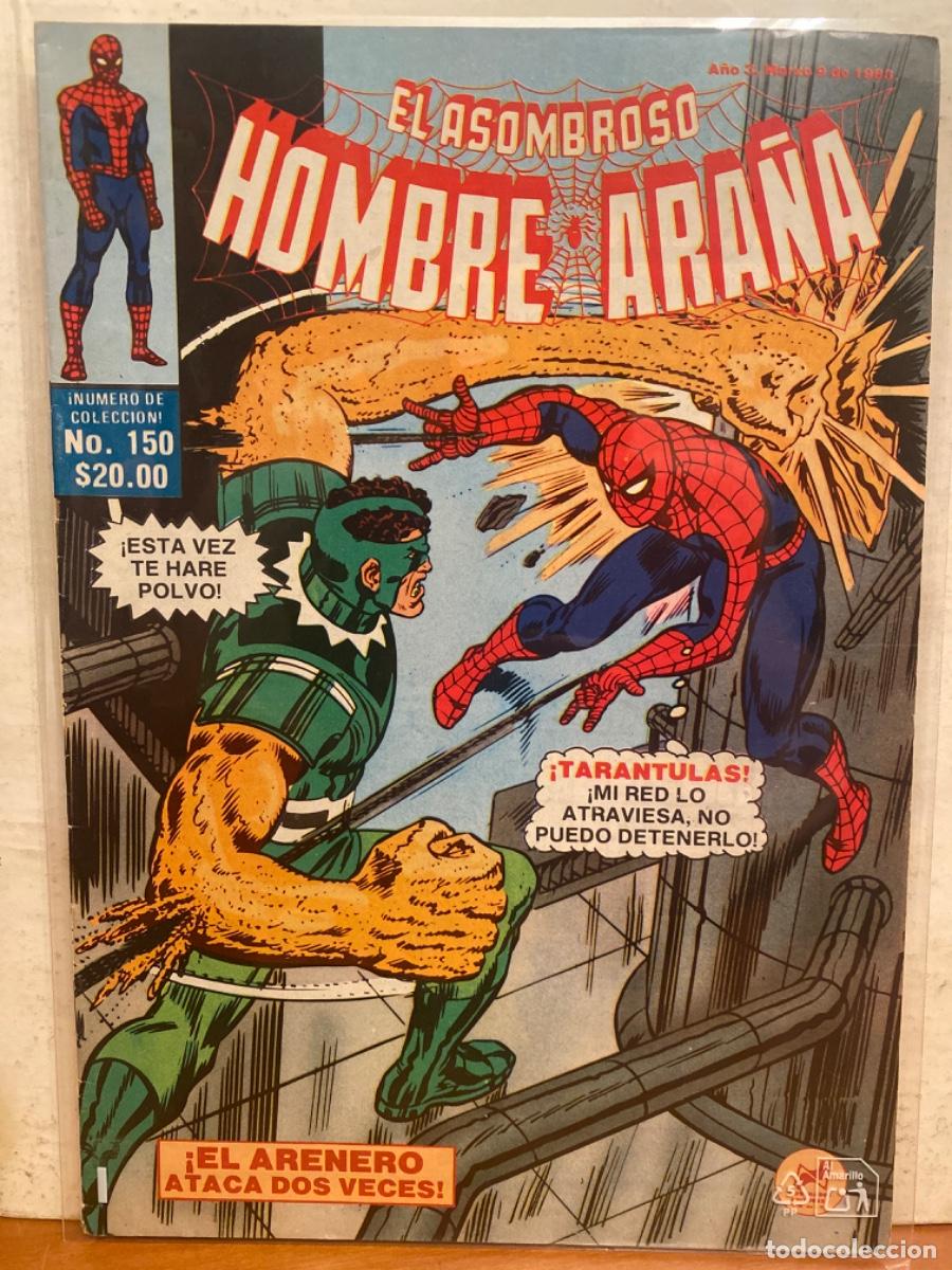 C&oacute;mics: EL ASOMBROSO HOMBRE ARA&Ntilde;A. N&Uacute;MERO 150 Novedades ed. M&eacute;xico. 1982 MUY DIFICIL. MARVEL. UNICO EN TC