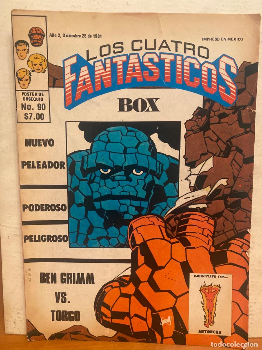 C&oacute;mics: LOS CUATRO FANT&Aacute;STICOS N&Uacute;MERO 90. Novedades ed. M&eacute;xico. 1981 MUY DIFICIL. MARVEL. UNICO EN TC