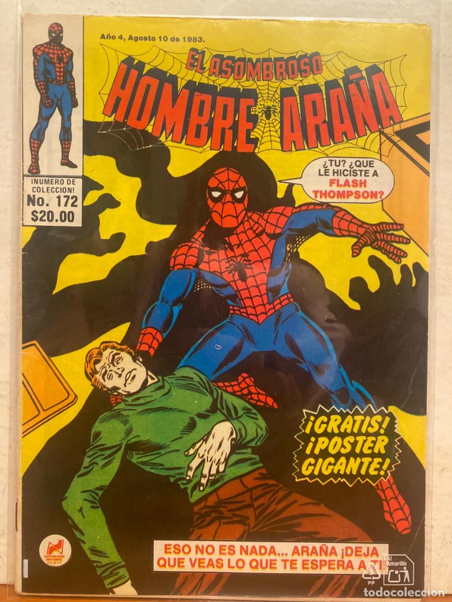 C&oacute;mics: EL ASOMBROSO HOMBRE ARA&Ntilde;A N&Uacute;MERO 172. Novedades ed. M&eacute;xico. 1983 MUY DIFICIL. MARVEL. UNICO EN TC