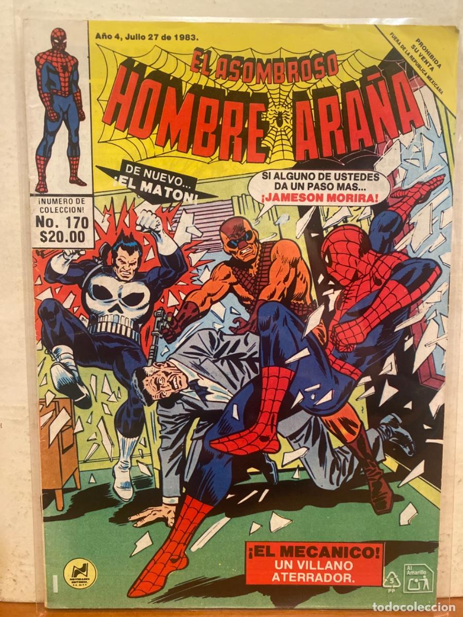 C&oacute;mics: EL ASOMBROSO HOMBRE ARA&Ntilde;A N&Uacute;MERO 170. Novedades ed. M&eacute;xico. 1983 MUY DIFICIL. MARVEL. UNICO EN TC