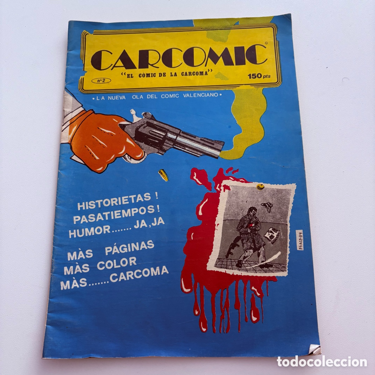 C&oacute;mics: REVISTA COMIC VALENCIANO FANZINE CARCOMIC EL COMIC DE LA CARCOMA N&ordm; 2 DE 1984