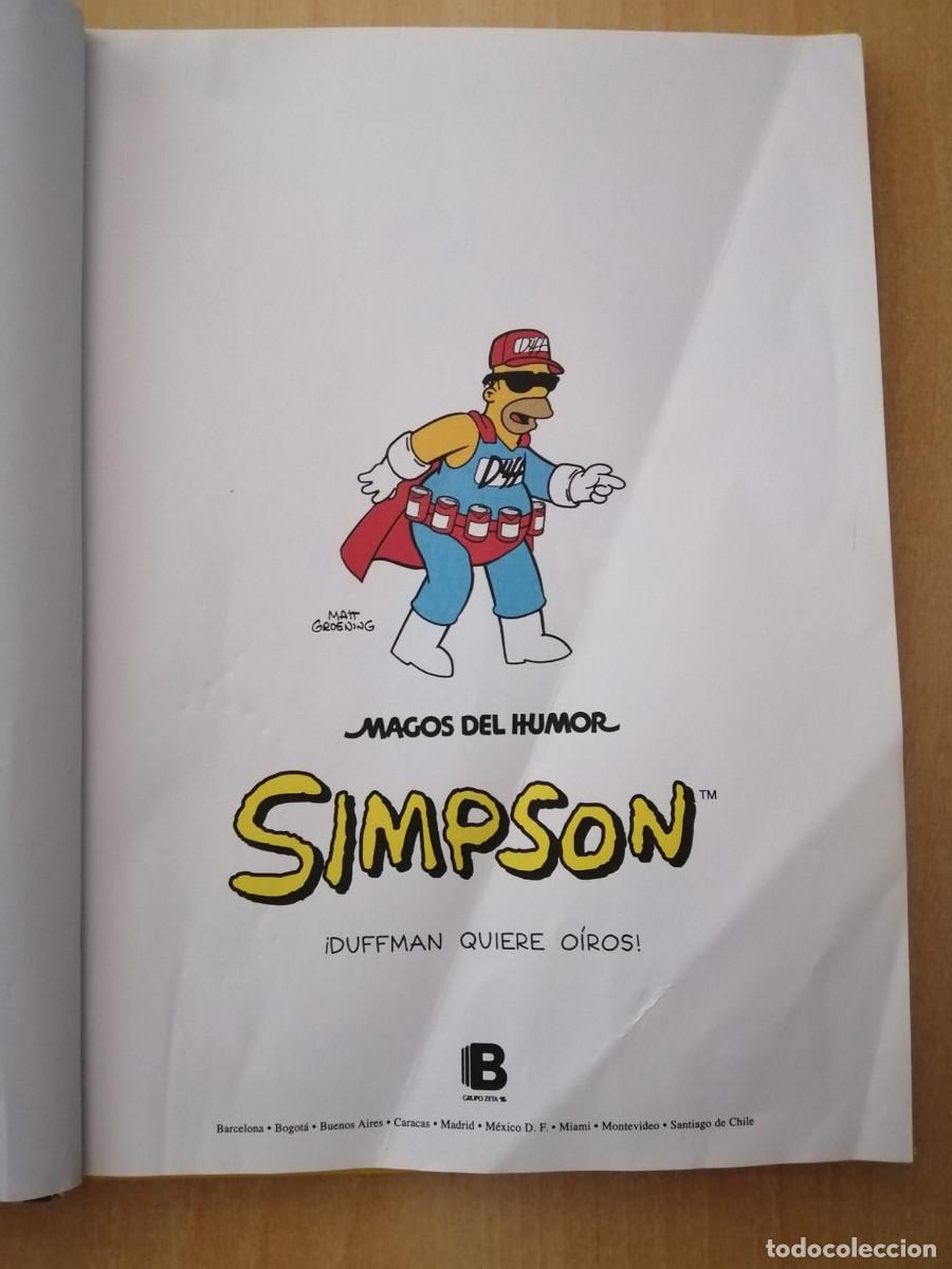 C&oacute;mics: SIMPSON - Magos del Humor 52 &iexcl; Duffman Quiere Oiros ! - Foto 7