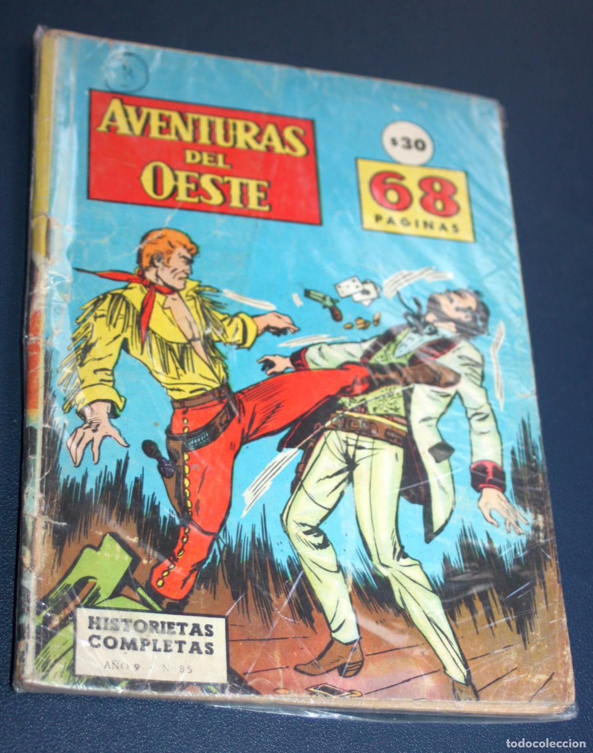 C&oacute;mics: Aventuras del oeste, A&ntilde;o 9, n&ordm; 85. (68 paginas)(EDITORIAL OESTE , ARGENTINA A&Ntilde;OS 60)-RAREZA_)