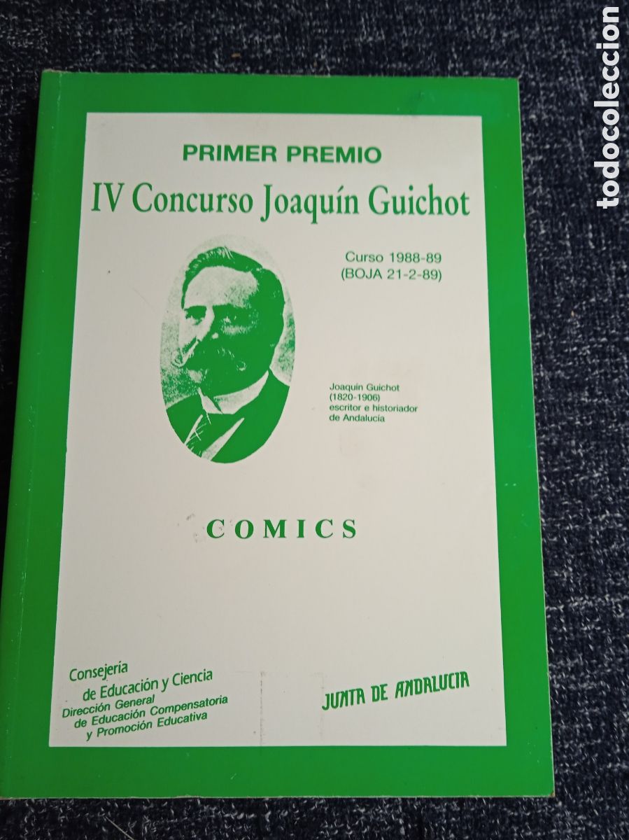 Comics: IV Concurso Joaqu&iacute;n Guichot (Curso 1988-89) -COMICS -COMICS - TEBEOS &iquest;COMO SE HACEN ?