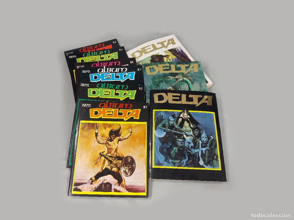 C&oacute;mics: LOTE DE 7 COMICS RETAPADOS DE ALBUM DELTA. BUEN ESTADO