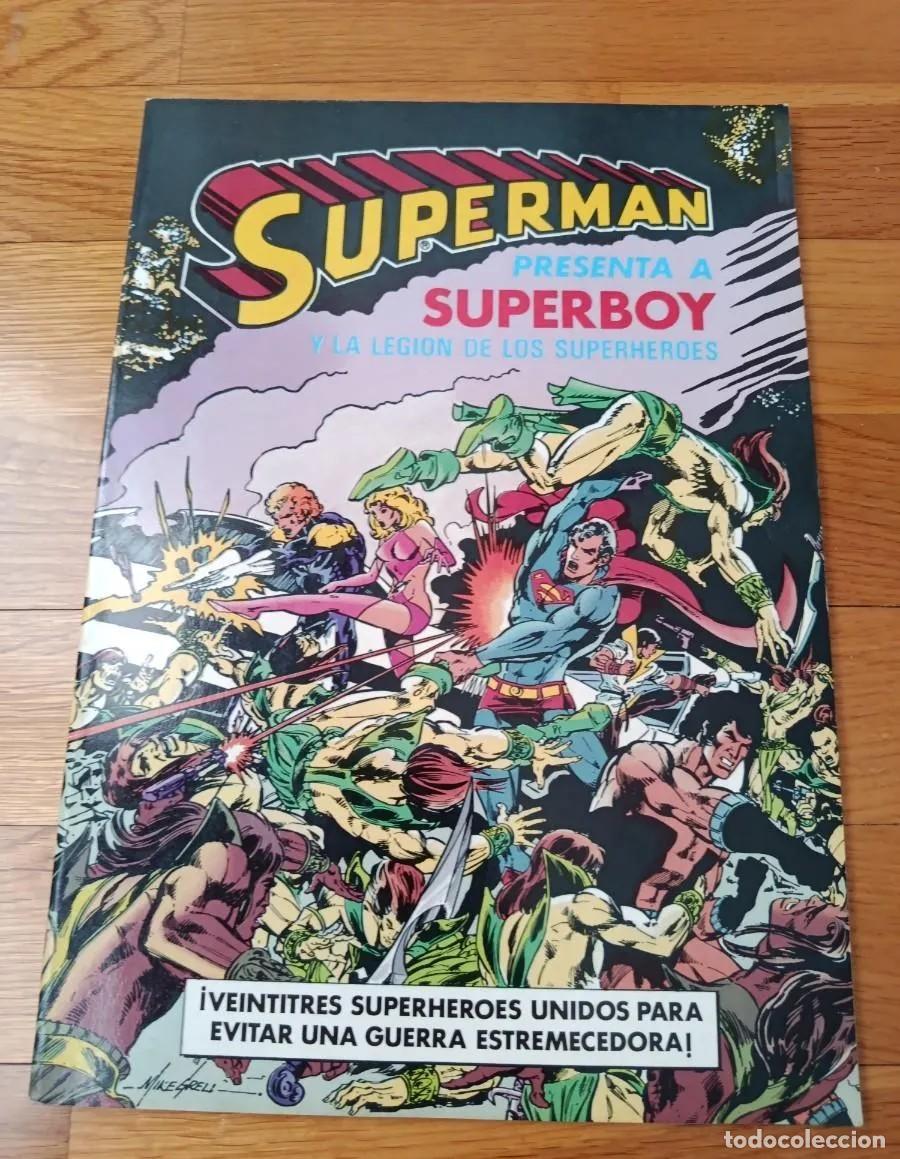C&oacute;mics: SUPERBOY LA LEGION DE SUPER HEROES SUPERMAN BRUGUERA