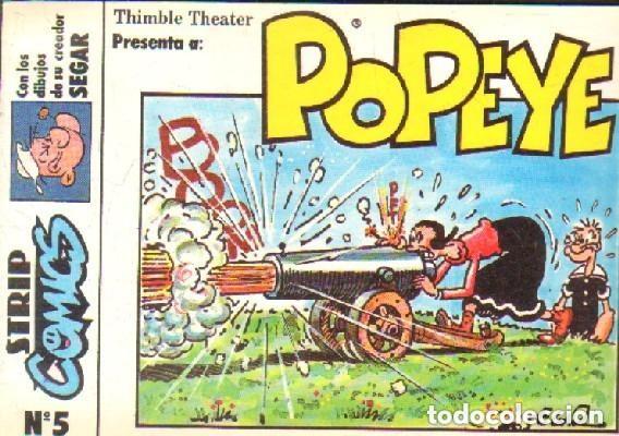 Comics : Popeye Strip Comics N&ordm;5 - Thimble Theater - Ediciones Eseuve Madrid - Con los dibujos de su creador