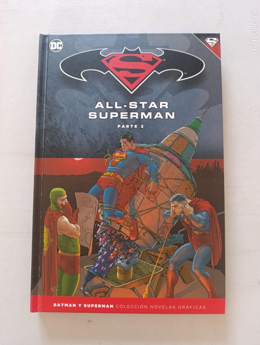 C&oacute;mics: ALL-STAR SUPERMAN PARTE 2 - BATMAN Y SUPERMAN COLECCION NOVELAS GRAFICAS DC - ECC - TAPA DURA (322w)