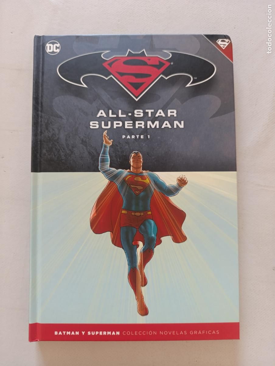 C&oacute;mics: ALL-STAR SUPERMAN PARTE 1 - BATMAN Y SUPERMAN COLECCION NOVELAS GRAFICAS DC - ECC - TAPA DURA (322w)