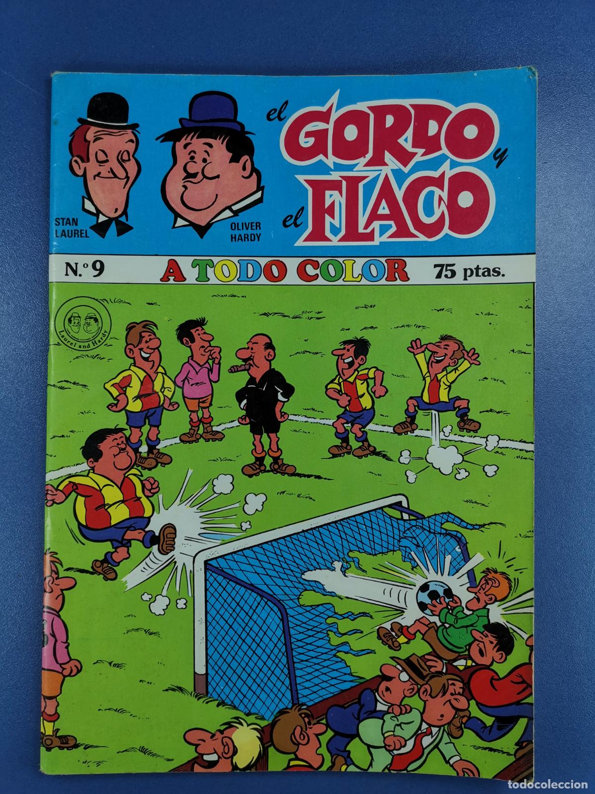 Fumetti: EL GORDO Y EL FLACO - N&ordm; 9 - A TODO COLOR - 1981