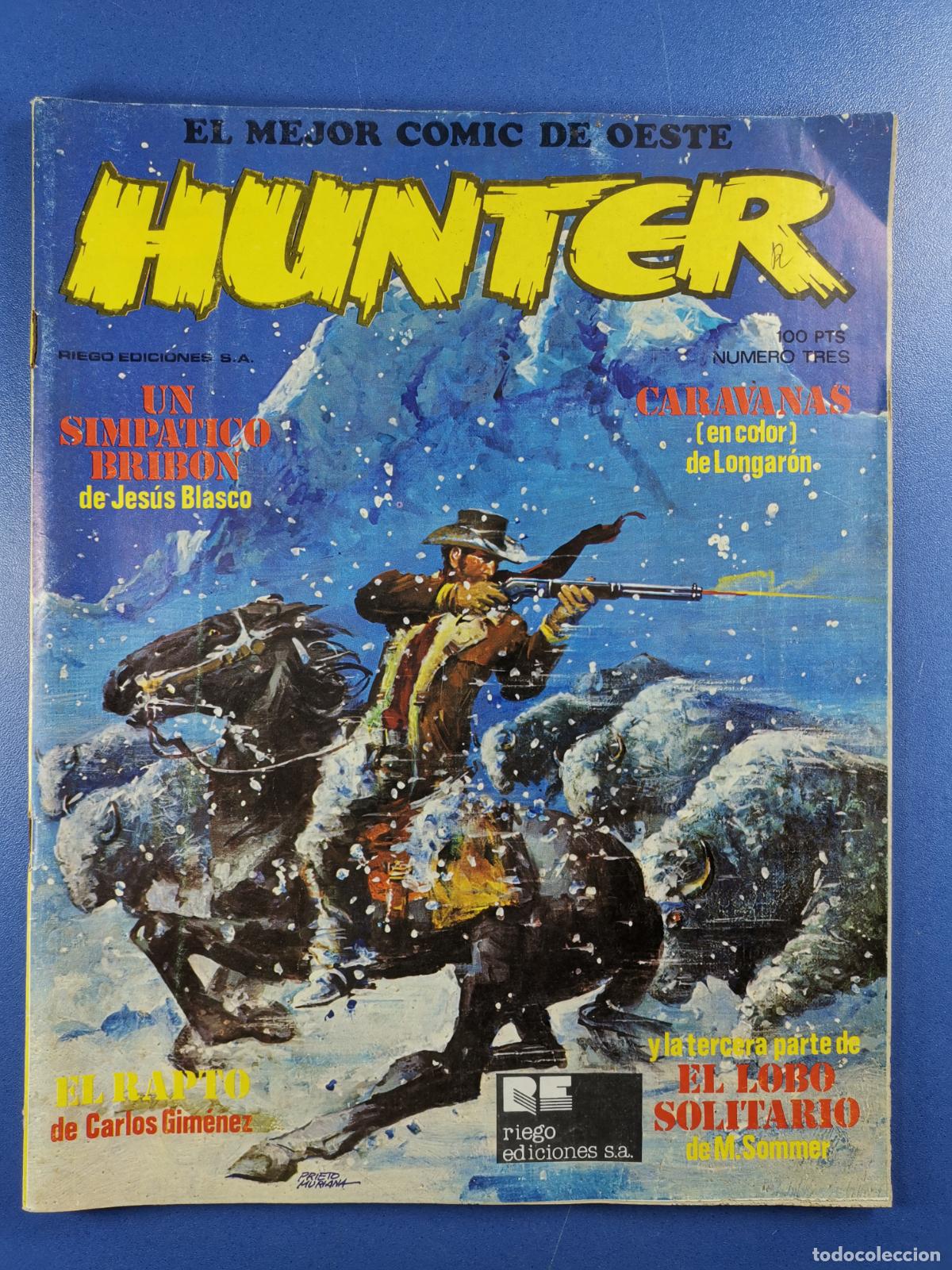 Fumetti: HUNTER - N&ordm; 3 - EL MEJOR COMIC DEL OESTE - RIEGO EDICIONES