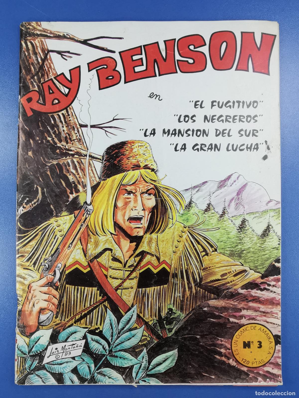 Comics: RAY BENSON - n&ordm; 3 - EL FUGITIVO Y OTRAS - Luis Bermejo - Ed. de Aventuras