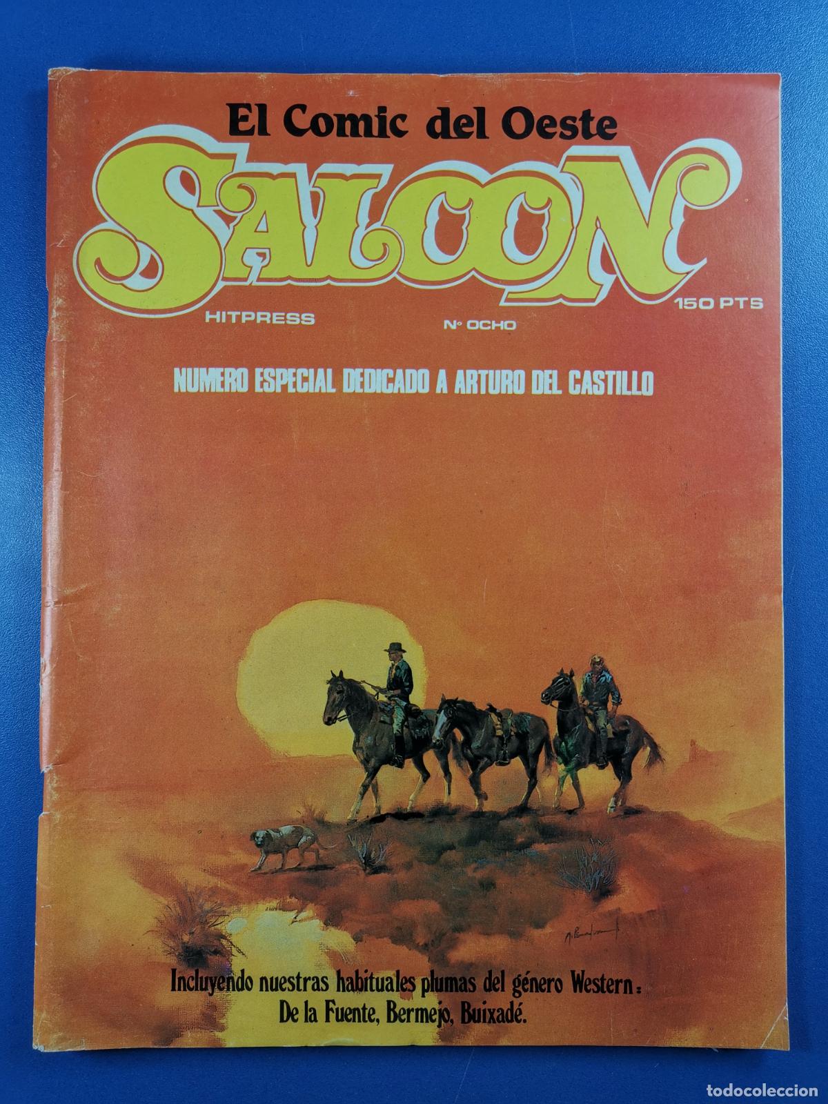 Comics: SALOON - EL C&Oacute;MIC DEL OESTE - n&ordm; 8 - especial Arturo del Castillo - Hitpress